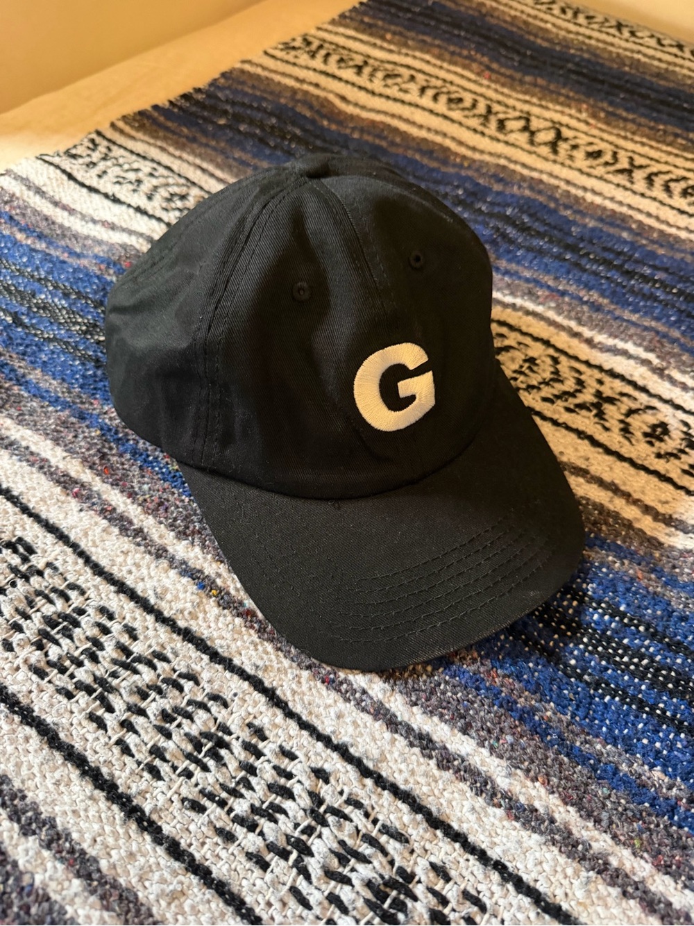 Golf Wang Black Cap with White G Logo